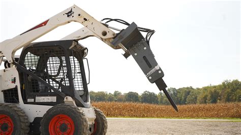 breaker bit on skid steer|skid steer hammer breaker.